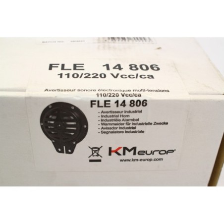 KMeurop FLE 14 806 Avertisseur sonore électronique (B1219)