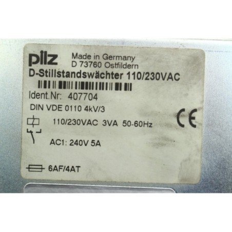 Pilz 407704 SW/110/220V 150W Veilleur darrêt (B1219)