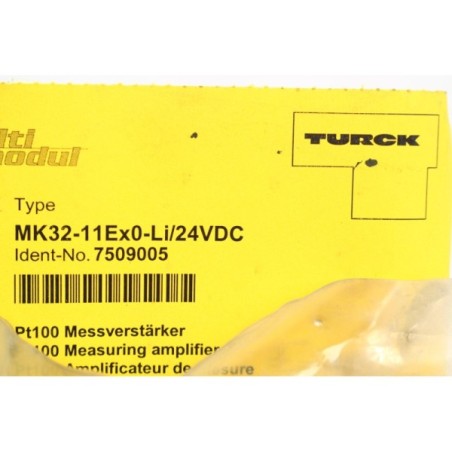 Turck 7509005 MK32-11Ex0-Li/24VDc Multi module (B1219)
