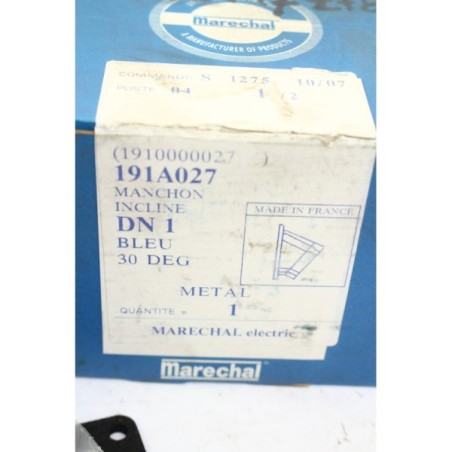 Marechal 191A027 Manchon Incline DN 1 Bleu 30 DEG (B1220)