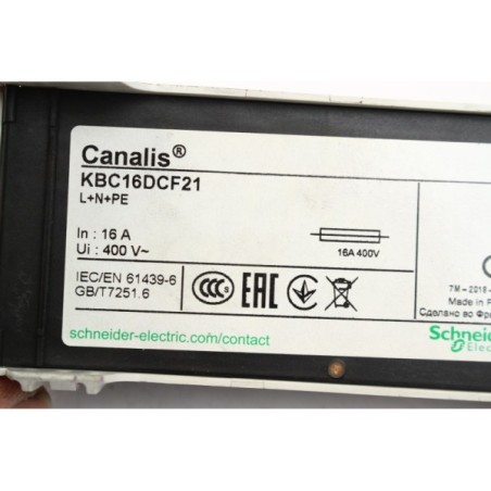 Schneider electric KBC16DCF21 Canalis connecteur L+N+PE 16A (B1220)