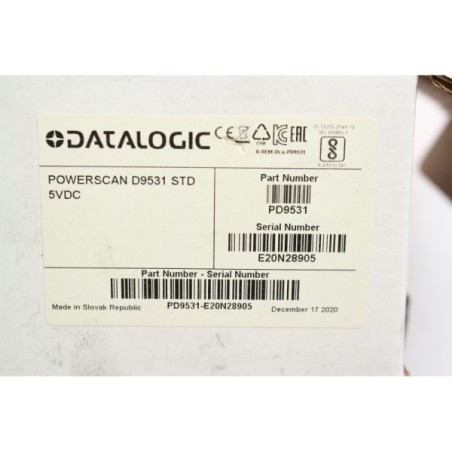 DATALOGIC PD9531 Powerscan PD9531-E20N28905 STD (B45)