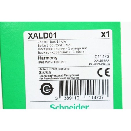 Schneider electric 011473 XALD01 Boite à bouton 1 trou (B43)