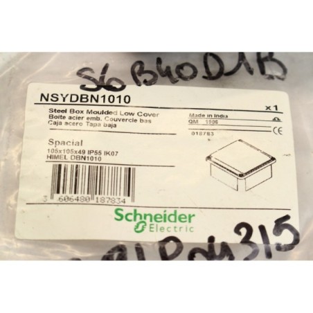 Schneider electric 018783 NSYDBN1010 Boitie acier couvercle bas (B43)