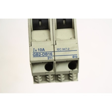 Telemecanique GB2DB16 GB2-DB16 Disjoncteur 10A contrôle circuit (B44)