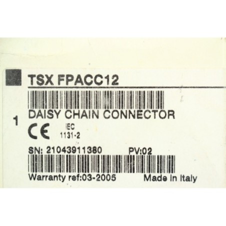 Schneider automation 070640 TSX FPACC12 TSXFPACC1 FIP Daisy chain Connecteur (B57)
