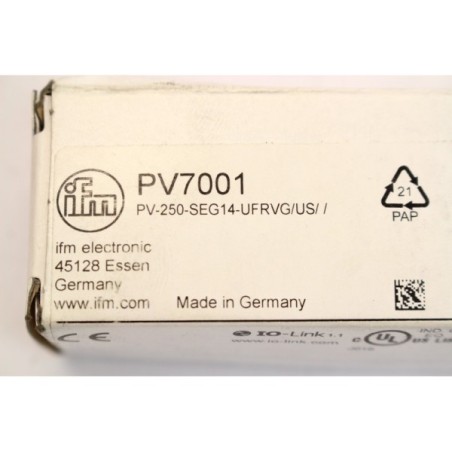 Ifm PV7001 PV-250SEG14-UFRVG/US/ Capteur pression (B64)