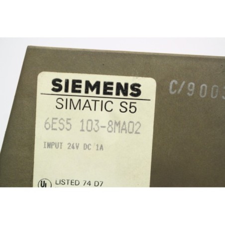 Siemens 6ES51038MA02 6ES5 103-8MA02 Simatic S5-100U (B74)