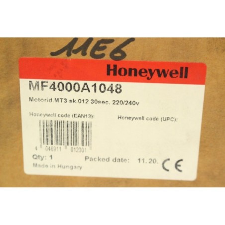 Honeywell MF4000A1048 Motor MT3 sk.012 30sec 220/240v servomoteur (B74)