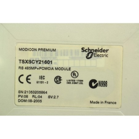 Schneider electric TSXCY21601 RS 485MP+PCMCIA module (B87)