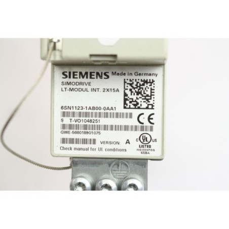 Siemens 6SN11231AB000AA1 6SN1123-1AB00-0AA1 LT-MODUL INT 2x15A (P80.2)