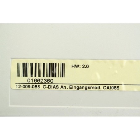 Sigmatek 12-009-085 CAI085 C-DIAS Analog Input module (B1222)