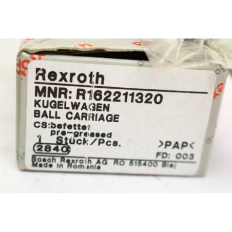 Rexroth R162211320 Roulement linéaire (B139)