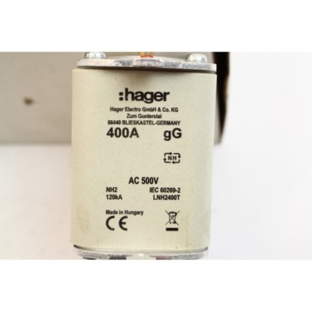 Hager 8133240081 Fusible LNH2400T NH 400A 500V (B1023)