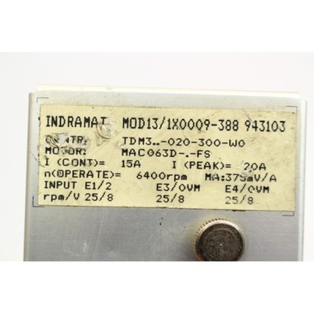 Indramat MOD131X0009388 MOD13/1X0009-388 Programming module (B1025)
