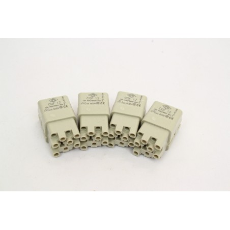 ILME CQF12 CQF 12 Connecteur 13 pin (12+1) 21x21mm 4pcs No box (B743)
