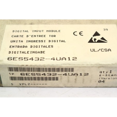 Siemens 6ES54324UA12 6ES5432-4UA12 Digital input module (B229)