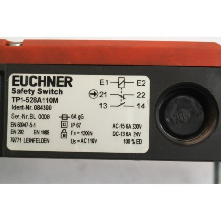 EUCHNER 084300 TP1-528A110M Interrupteur de sécurité (B313)