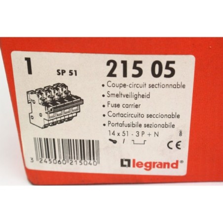 Legrand 215 05 021505 Coupe circuit actionnable 14x51mm (B536)