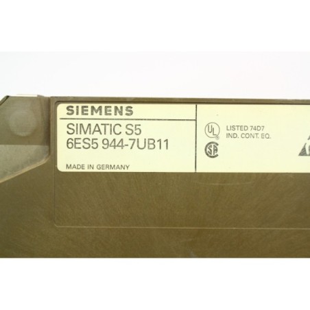 Siemens 6ES59447UB11 6ES5 944-7UB11 115U CPU 944 (B807)