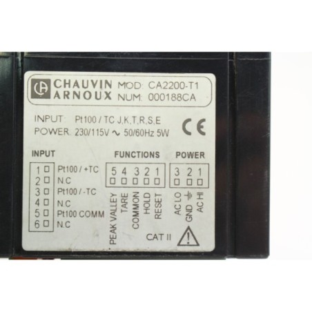 Chauvin Arnoux CA2200-T1 C.A 2200 Digital Panelmeter (B521)