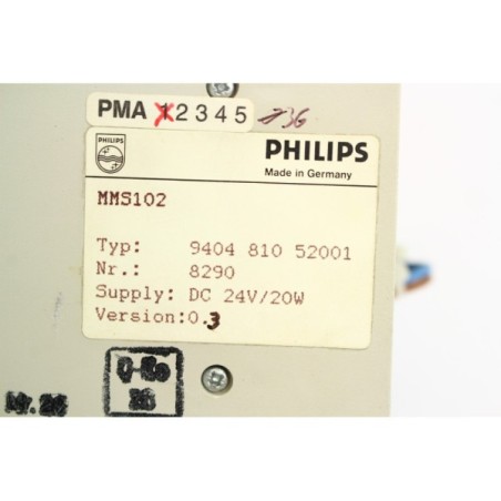 Philips 9465 810 52001 MMS 102 MMS102 P8 Compact line module READ DESC (B310)