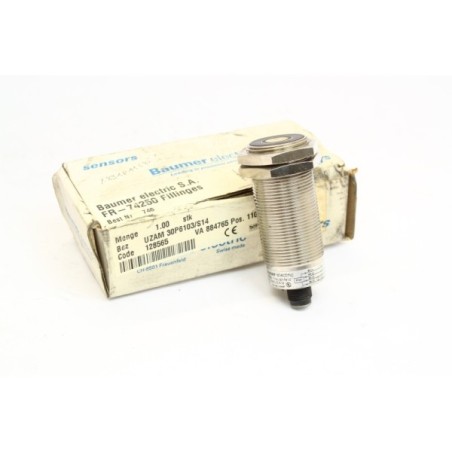 Baumer UZAM30P6103S14 UZAM 30P6103/S14 Capteur à ultrason READ DESC (B379)
