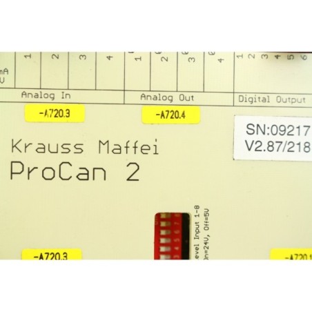 Krauss Maffei ProCan 2 V2.87 Operator interface Profibus READ DESC (B62.2)