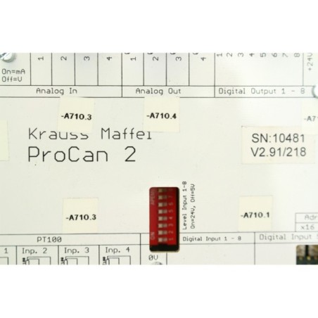 Krauss Maffei ProCan 2 V2.91 Operator interface Profibus READ DESC (B62.5)