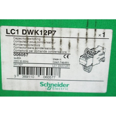 Schneider electric 006057 LC1 DWK12P7 Contacteur pour condensateur (B62)