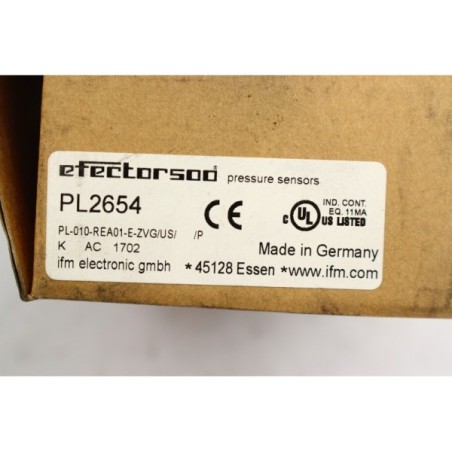 IFM PL2654 PL-010-REA01-E-ZVG/US/ Capteur pression (B105)