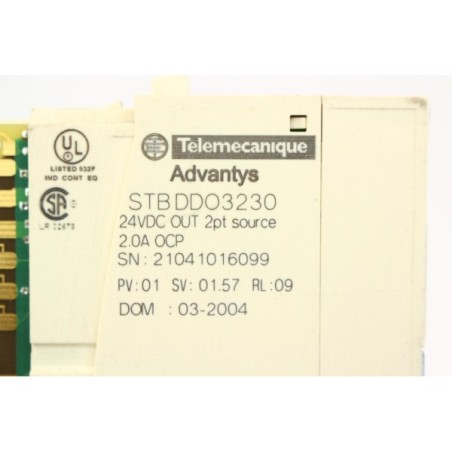 Telemecanique STBDDO3230 DDO3230 Advantys 24VDC Out 2Pt source (B527)