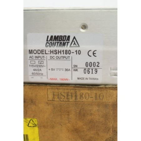 LAMBDA COUTANT HSH180-10 Alimentation 5V 36A DC MAX 180W (B525)