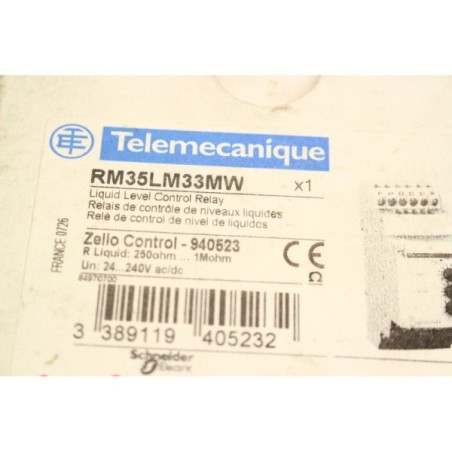 Telemecanique 940523 RM35LM33MW Liquid level Control relay (B419)