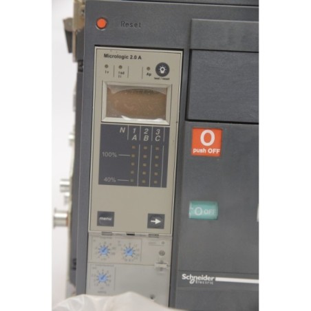 Schneider electric NT12 H1 Disjoncteur Masterpact 1250A + Controleur micrologic 2.0A READ DESC (P67)