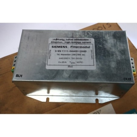Siemens 6SN11110AA011AA0 6SN1111-0AA01-1AA0 Filtre module READ DESC (P80.8)