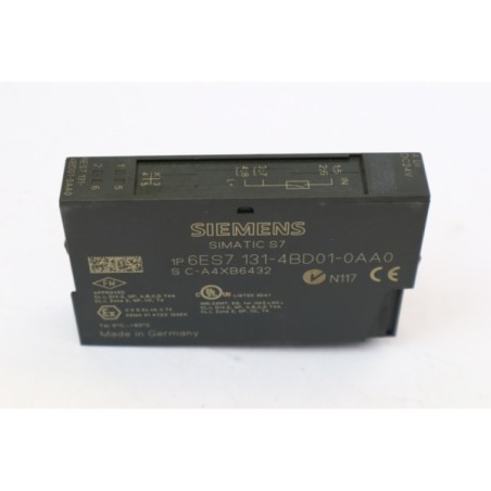 Siemens 6ES71314BD010AA0 6ES7 131-4BD01-0AA0 4 DI I/O module (B1225)