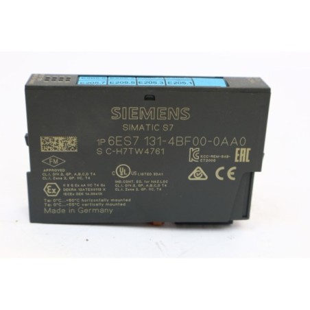 Siemens 6ES71314BF000AA0 6ES7 131-4BF00-0AA0 8 DI I/O module (B1225)