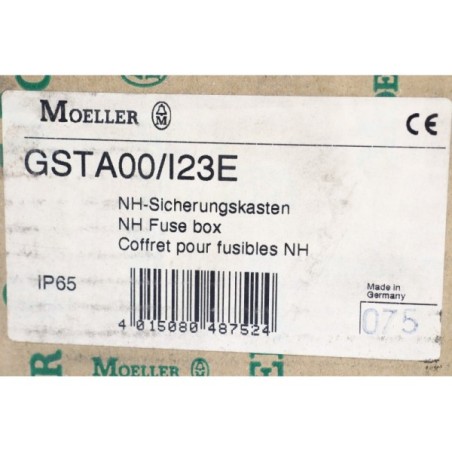Moeller GSTA00/I23E NH Boite coffret fusibles (P109.8)