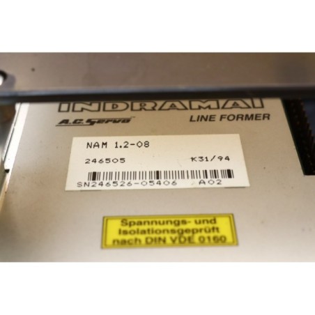 INDRAMAT 246505 NAM 1.2-08 AC Servo drive line former (P113.7)