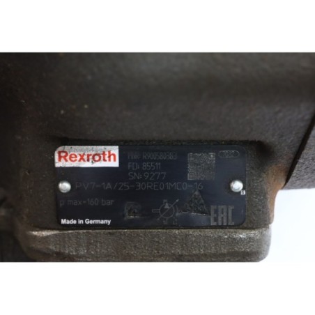 Rexroth R900580383 PV7-1A/25-30RE01MC0-16 Moteur (P118.1)