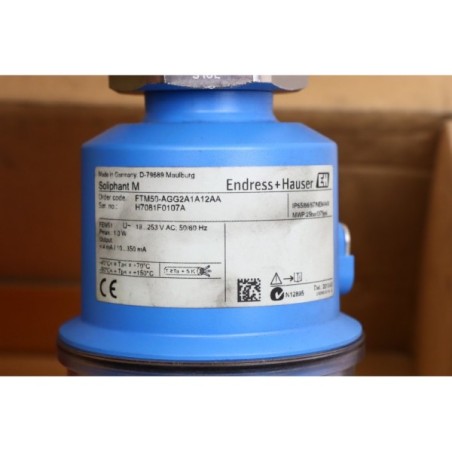 Endress+Hauser FTM50-AGG2A1A12AA Soliphant M sensor FEM51 READ DESC (P119.13)