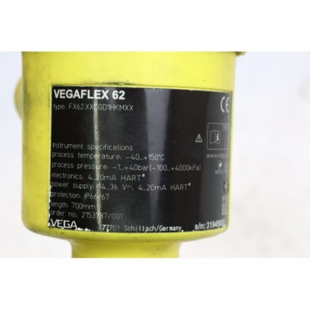 VEGA FX62.XXCGD1HKMXX VEGAFLEX 62 capteur niveau (P119.15)
