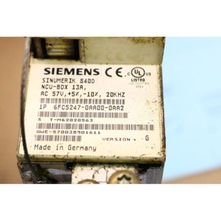 Siemens 6FC52470AA000AA2 6FC5247-0AA00-0AA2 Sinumerik 840D + 6FC5357-0BB33-0AE1 READ DESC (P123.7)