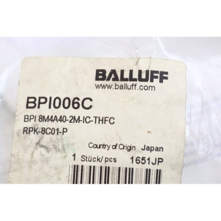 BALLUFF BPI006C BPI 8M4A40-2M-IC-THFC RPK-8C01-P (B1237-B1240)
