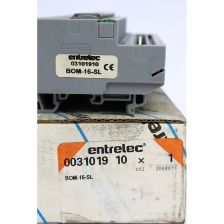 20Pcs Entrelec 0031019 10 Borne connecteur interface BOM-16-SL READ DESC (B1238)