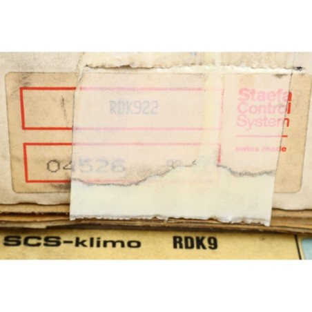 SCS-klimo RDK9 RDK922 Staefa Control System + KK75 READ DESC (B1238)