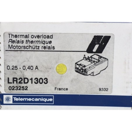 Telemecanique 023252 LR2D1303 Relais thermique (B1240)