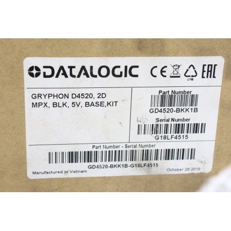 DATALOGIC GD4520-BKK1B-G18LF4515 GD4520-BKK1B Scanner Gryphon D4520 (B1239)