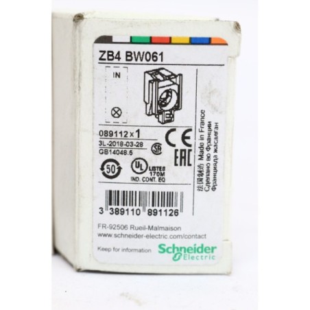 Schneider electric 089112 ZB4 BW061 Bloc contacteur (B1244)